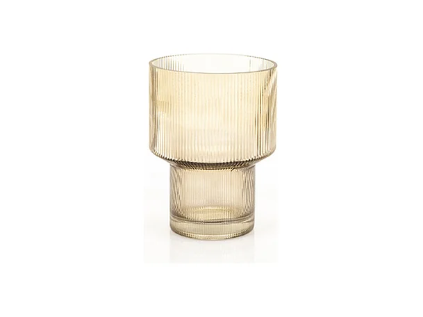 Vase Riba - Marron - 15x15x19,5 cm