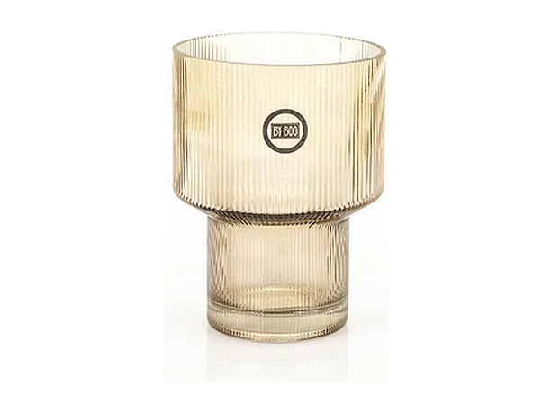 Vaas Riba - Bruin - 15x15x19.5 cm