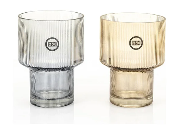 Vase Riba - Marron - 15x15x19,5 cm