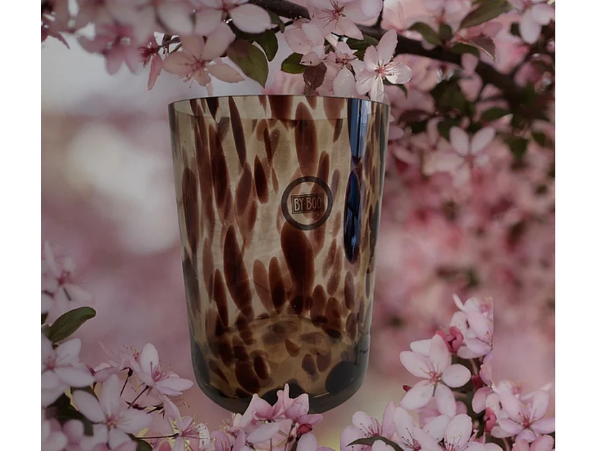 Vase à fleurs Cleo - Marron 15x20 cm - Petit modèle