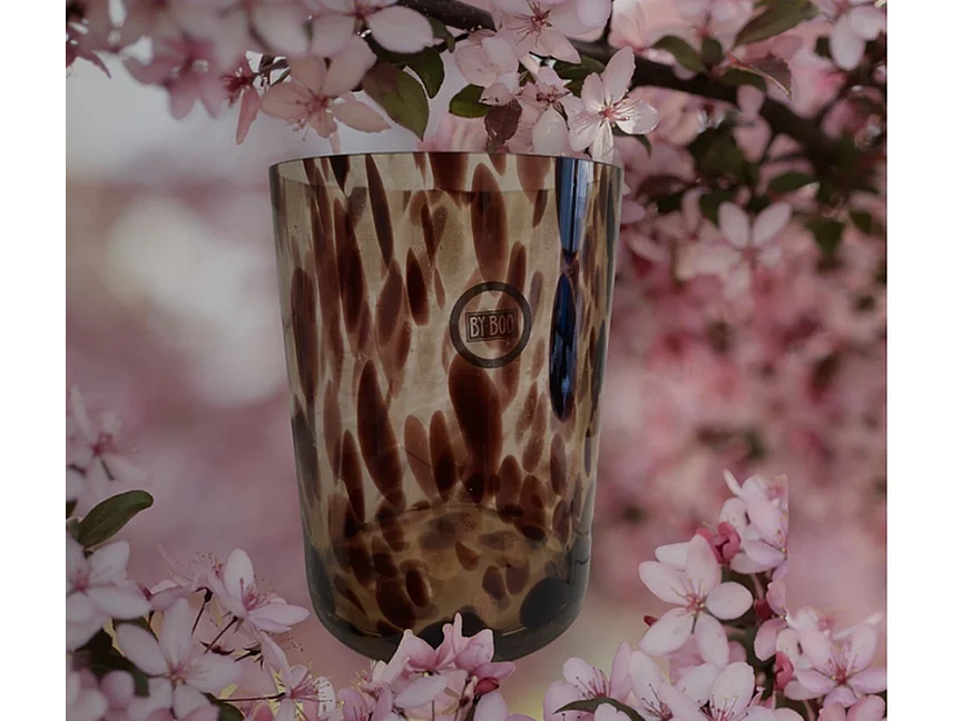 Vase à fleurs Cleo - Marron 15x20 cm - Petit modèle