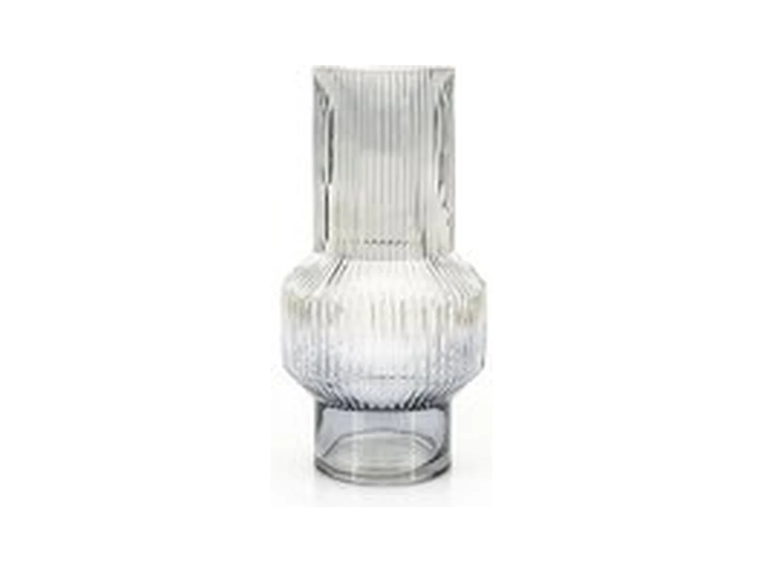 Vase Riba - Gris - 18 x 35 cm