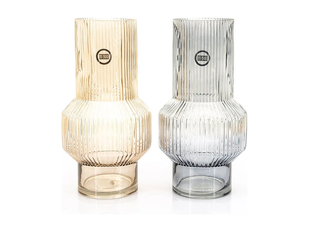 Vaas Riba - Grijs - 18x35 cm