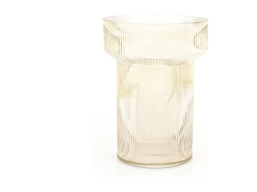 Vase Riba - Braun - 21x21x28,5 cm