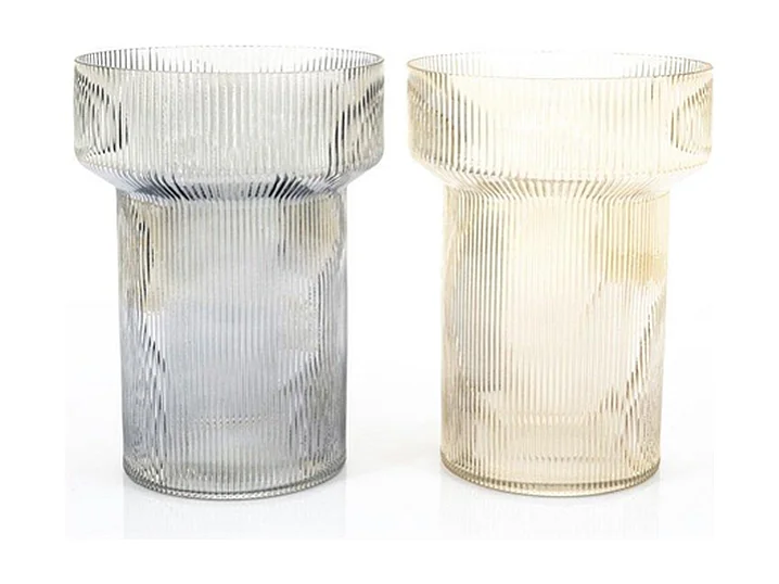 Vaas Riba - Bruin - 21x21x28,5 cm