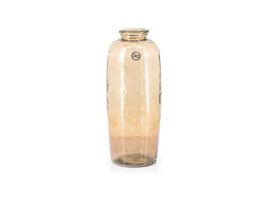 Vase Cadiz - Verre Brun 28x71 cm - Design Élégant