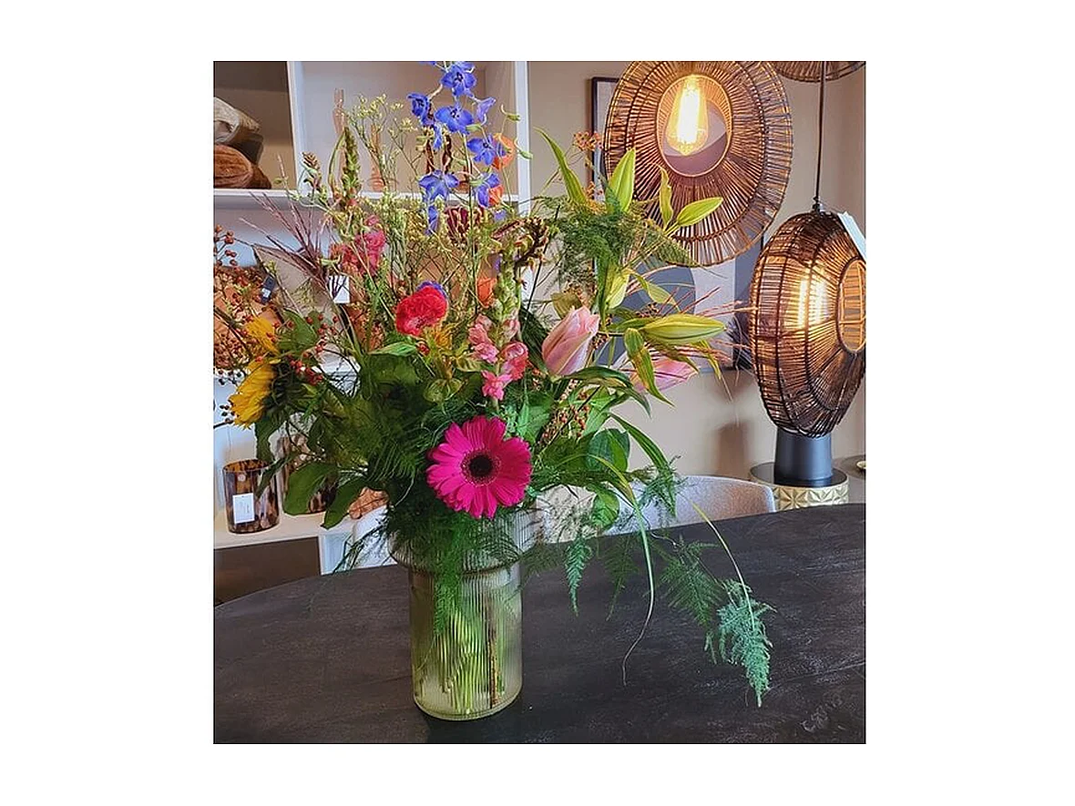 Vase Riba - Gris - 28 cm