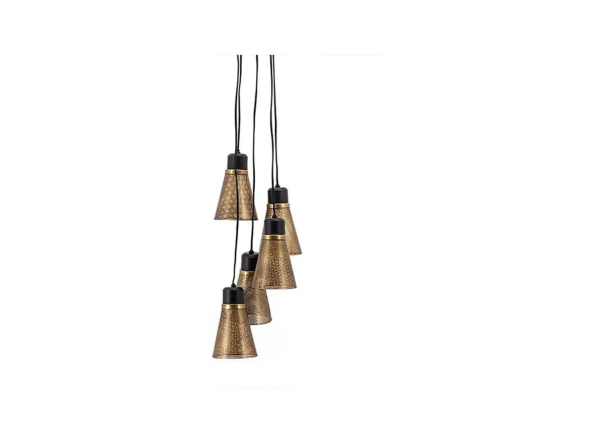 Lampe suspendue Furnilux Spektr - Or - Design moderne