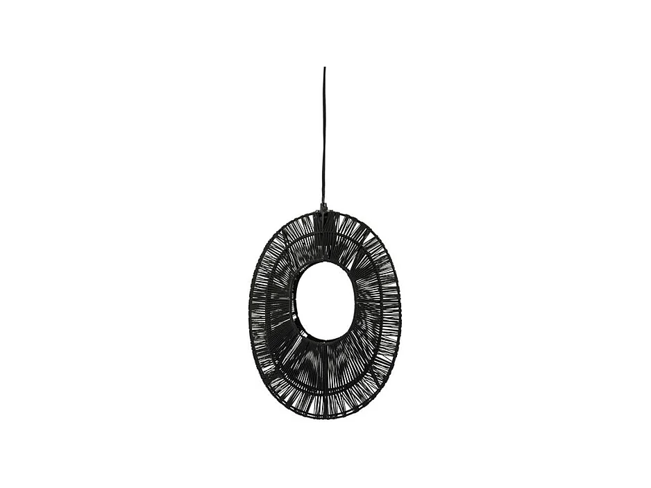 Lampe suspendue Ovo - Noir - 29x15x40 cm
