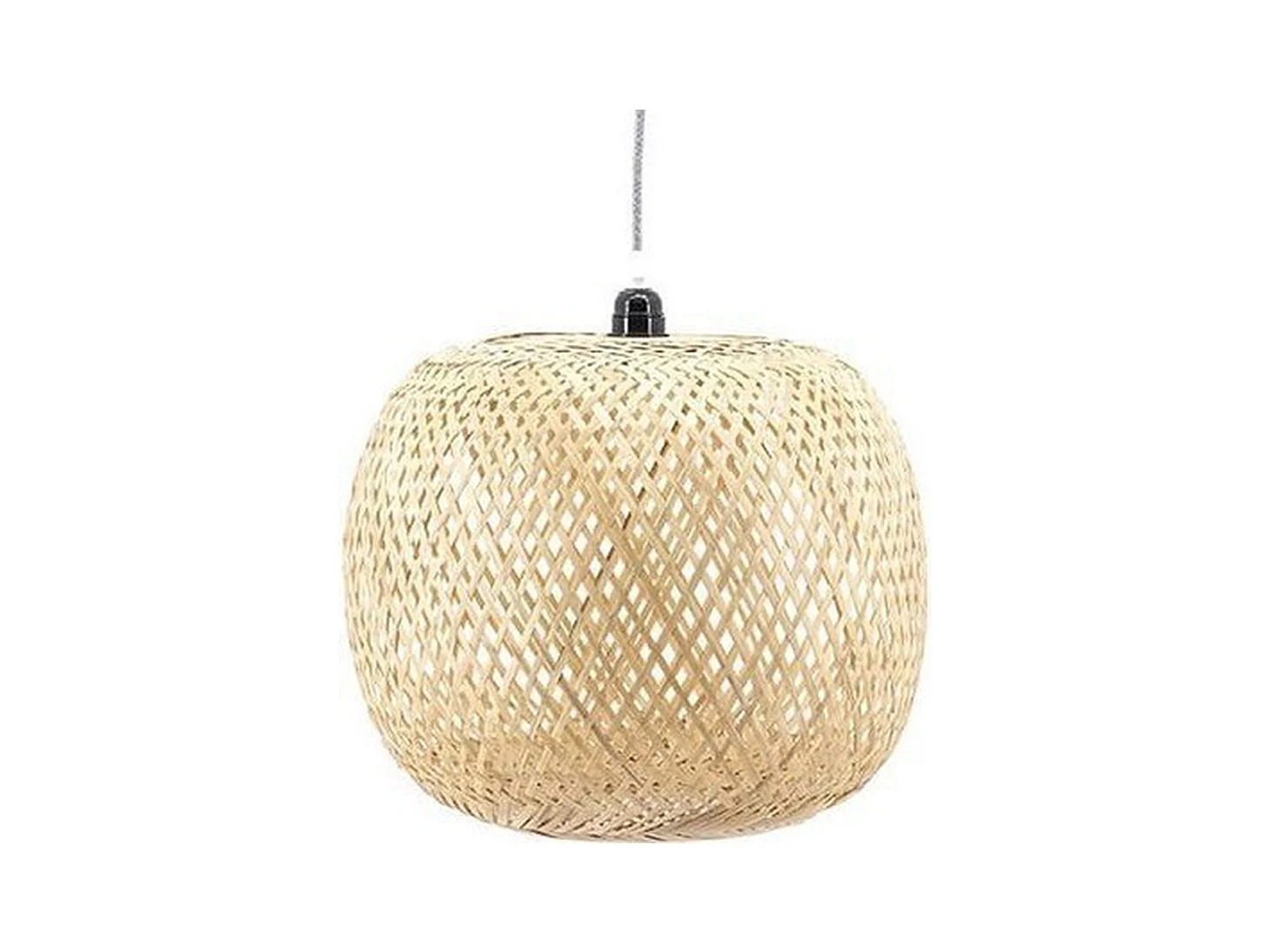 Lampe suspendue Furnilux Lillin - Beige - Design industriel 3 lumières