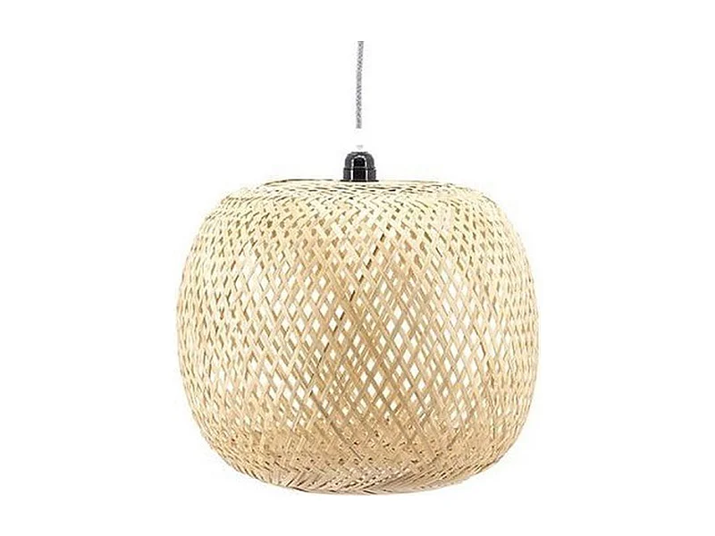 Lampe suspendue Furnilux Lillin - Beige - Design industriel 3 lumières
