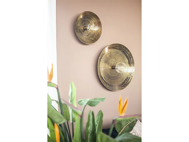 Applique Furnilux Horus - Noir - 35x35x11 cm - Petit modèle