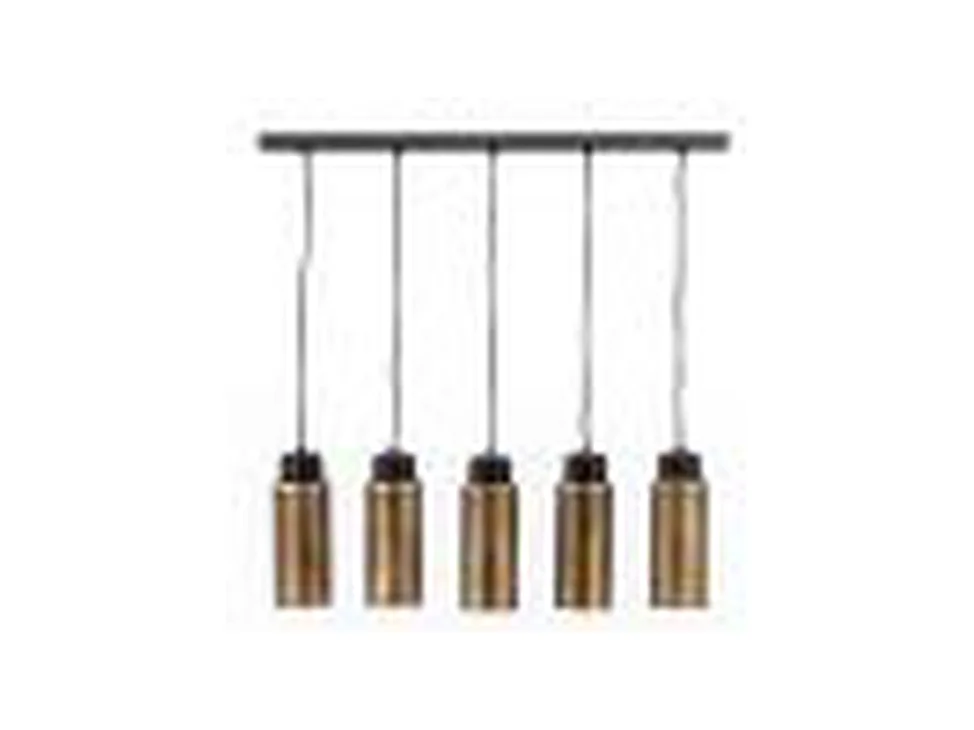 Lampe suspendue Furnilux - Métal doré - 5 lampes