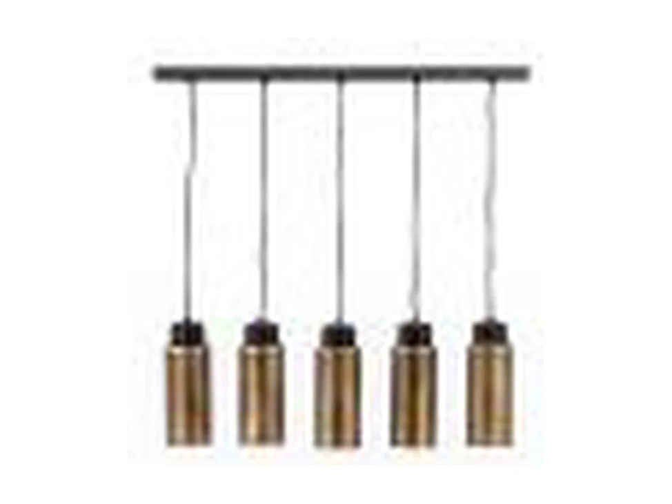 Lampe suspendue Furnilux - Métal doré - 5 lampes