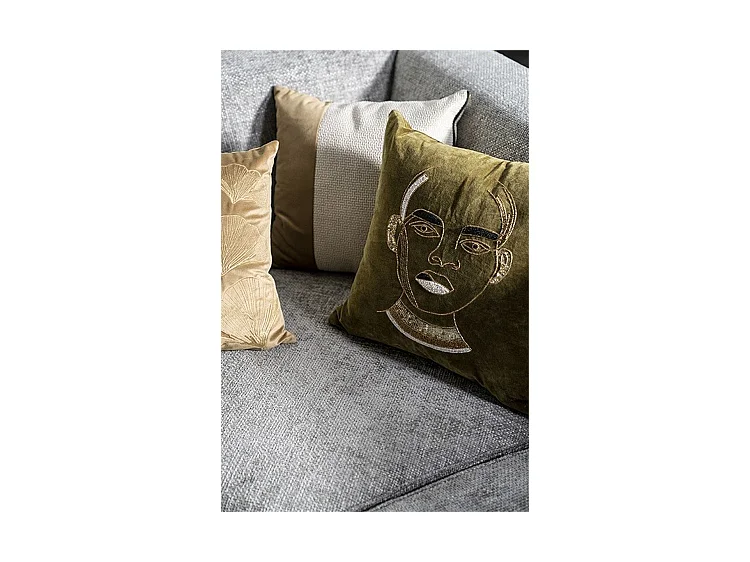 Kissen By-Boo - Beige Gold - 45x45 cm