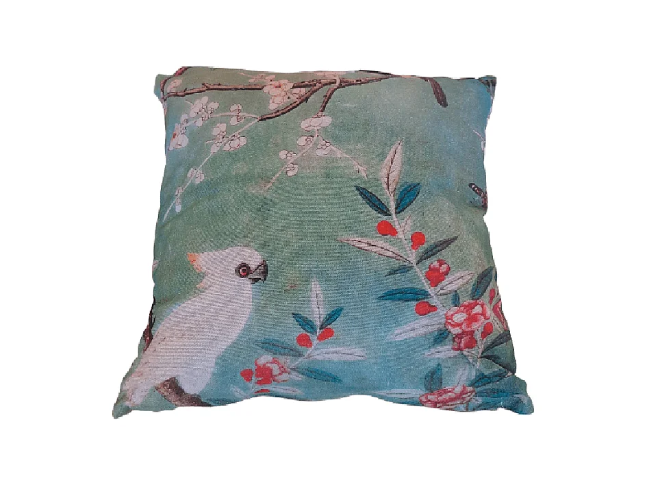 Coussins décoratifs Furnilux - Vert/Blanc 45x45 cm - Lot de 2