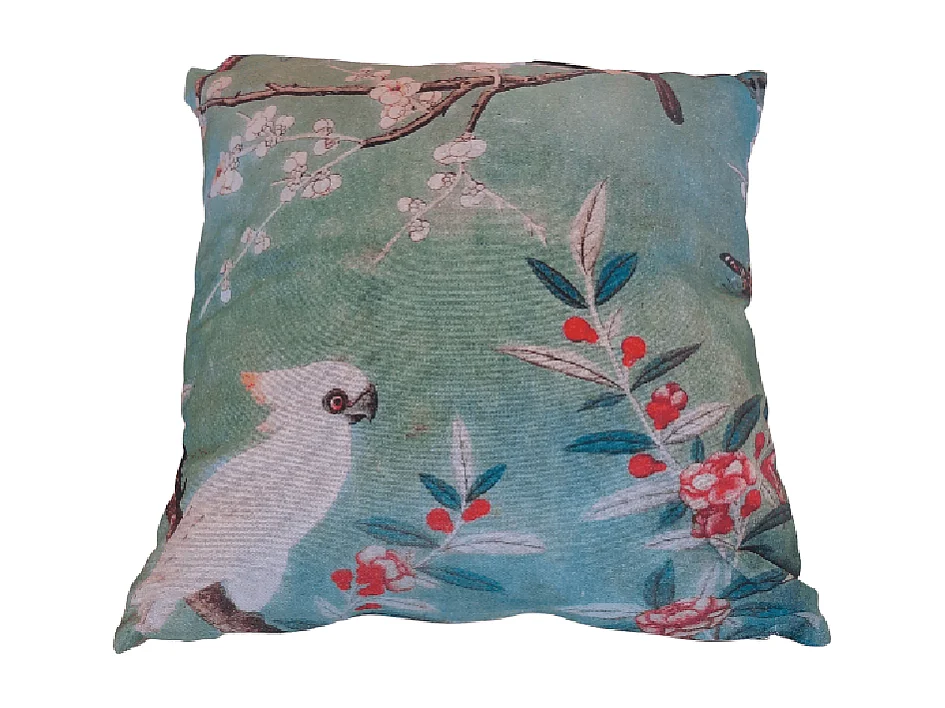 Coussins décoratifs Furnilux - Vert/Blanc 45x45 cm - Lot de 2