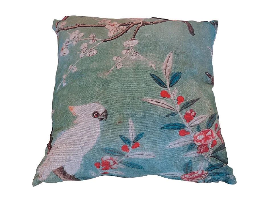 Coussins décoratifs Furnilux - Vert/Blanc 45x45 cm - Lot de 2