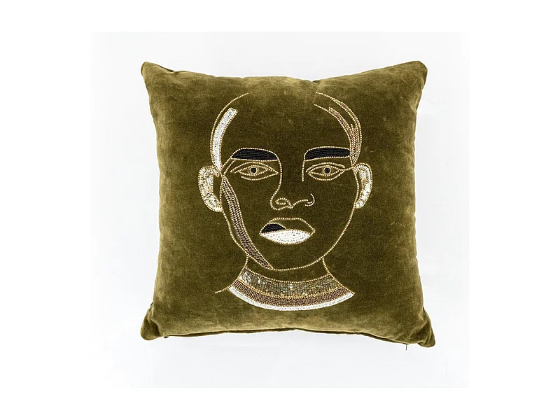 Kussen By-Boo - Groen 50x50 cm - Stijlvol Design