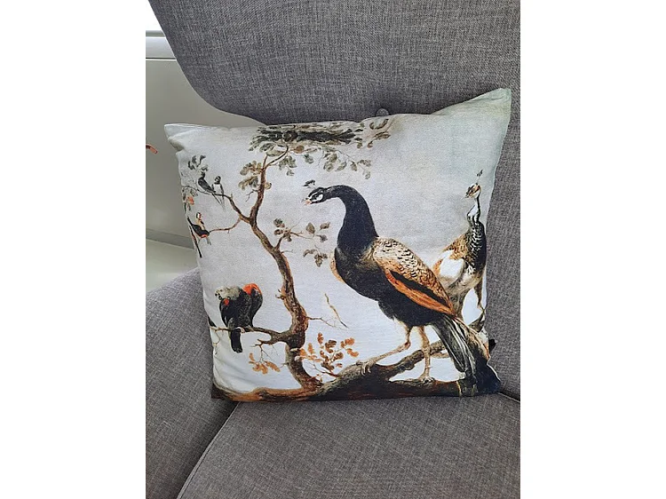 Sierkussens Furnilux - 45x45 cm - Pauw Rixt Design Beige Bruin Zwart