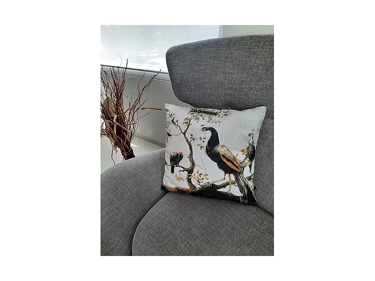 Coussins décoratifs Furnilux - 45x45 cm - Lot de 2 - Beige