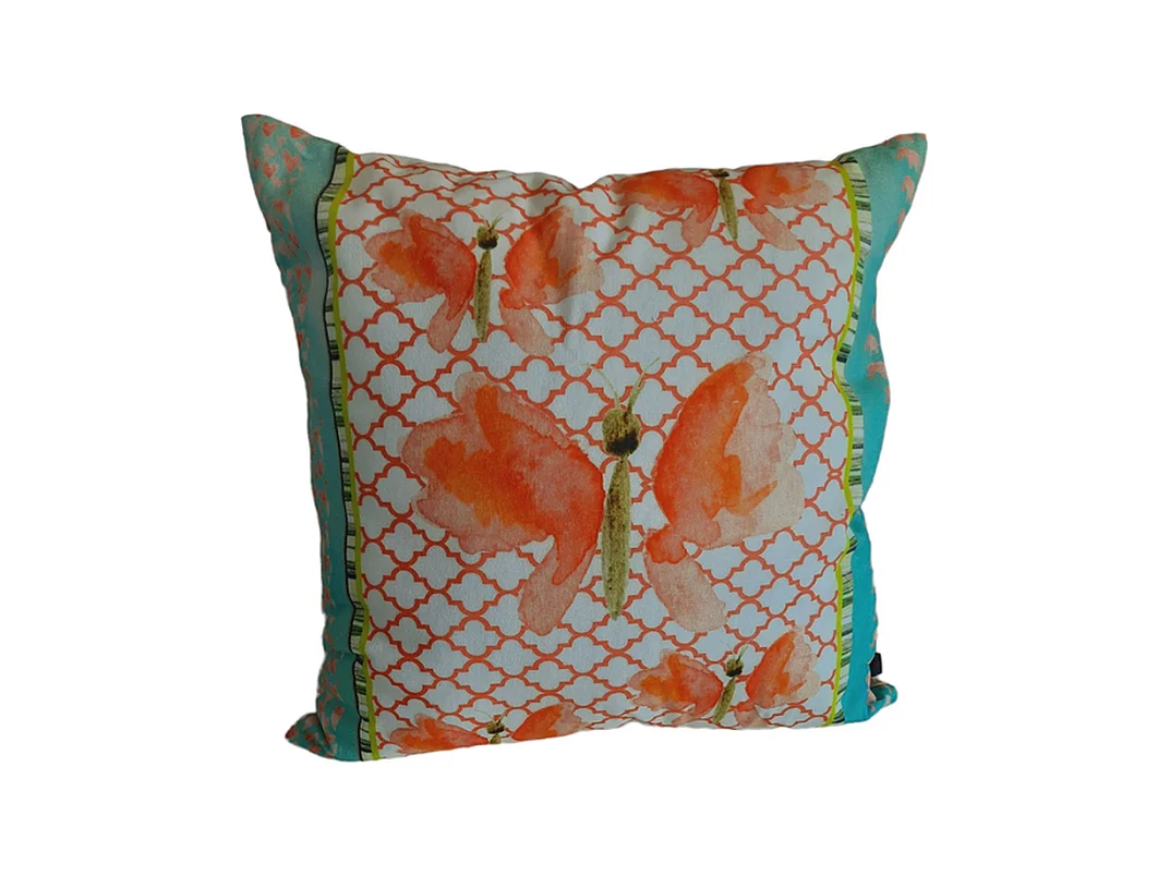 Zierkissen Furnilux - 45x45 cm - Schmetterling Kira Design 2er-Set
