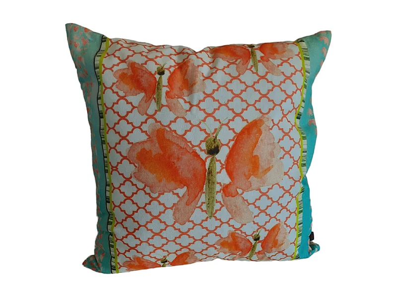 Coussins décoratifs Furnilux - 45x45 cm - Lot de 2 Butterfly Kira Design