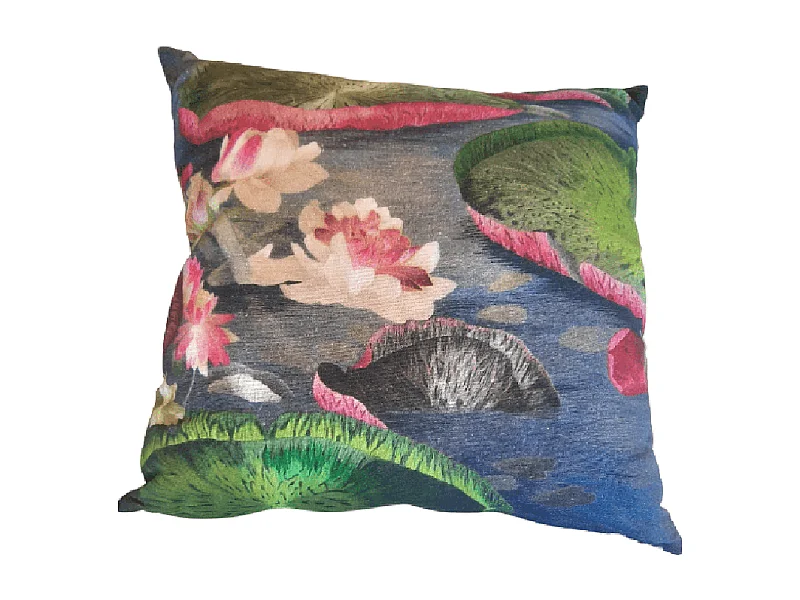 Zierkissen Furnilux - Blau Grün 45x45 cm - 2er Set