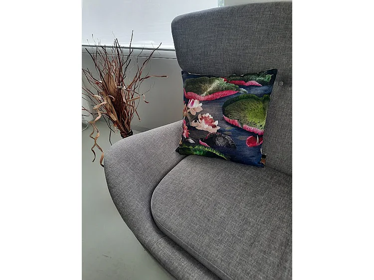 Sierkussens Furnilux - Blauw Groen 45x45 cm - Set van 2