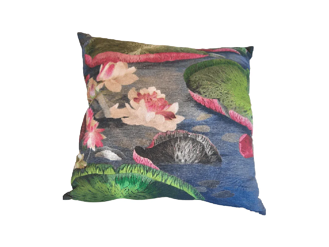 Coussins décoratifs Furnilux Margo - 45x45 cm - Lot de 2 Bleu Vert