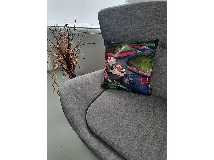 Sierkussens Furnilux - Blauw Groen 45x45 cm - Set van 2