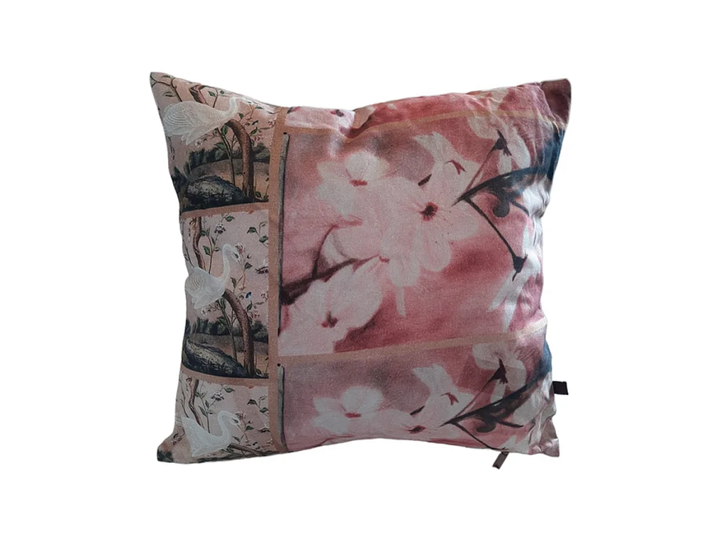 Zierkissen Furnilux - Rosa 45x45 cm - 2er-Set