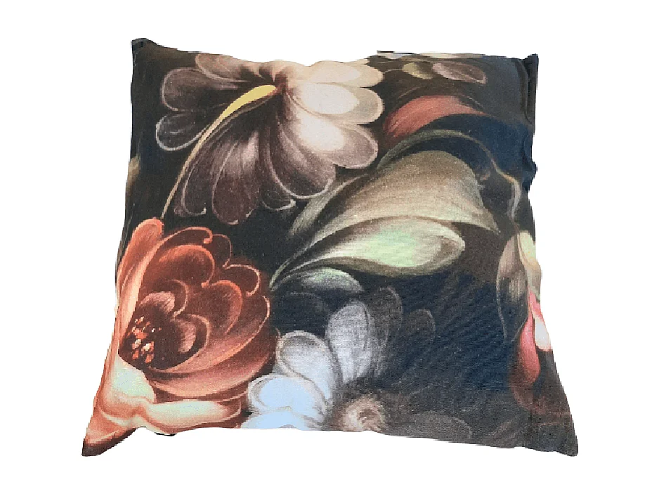Coussins décoratifs Furnilux Milou - 45x45 cm - Lot de 2 Noir Brun
