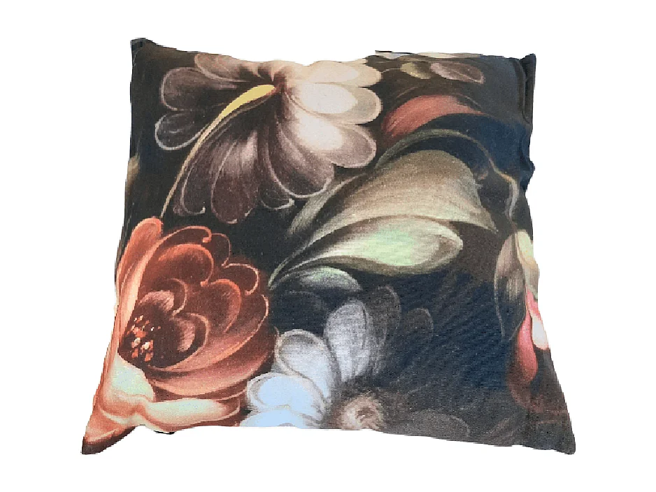 Coussins décoratifs Furnilux Milou - 45x45 cm - Lot de 2 Noir Brun