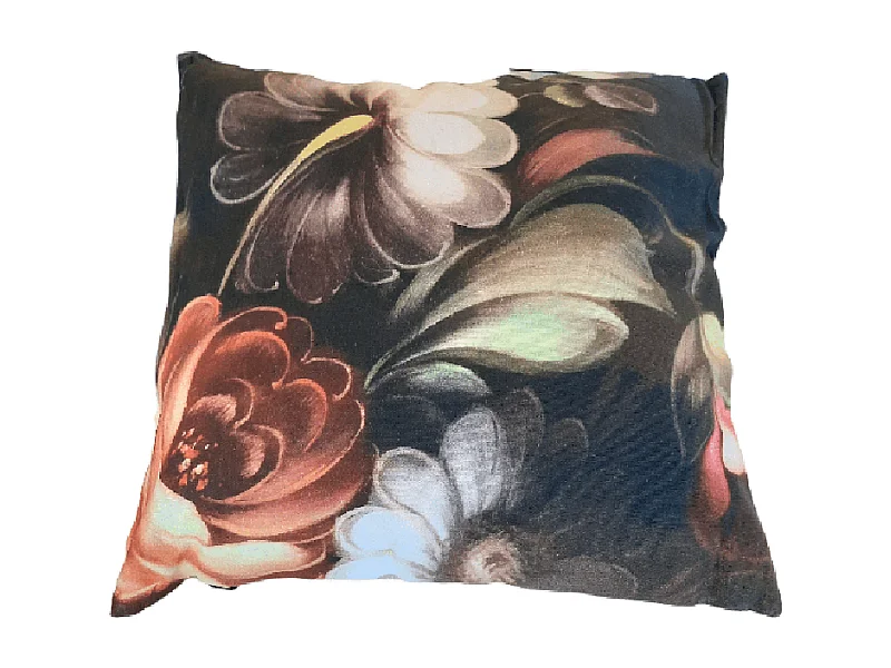 Coussins décoratifs Furnilux Milou - 45x45 cm - Lot de 2 Noir Brun