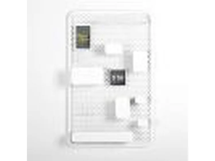 Support mural Furnilux - Métal Blanc 80x50x9 cm - Handy Design