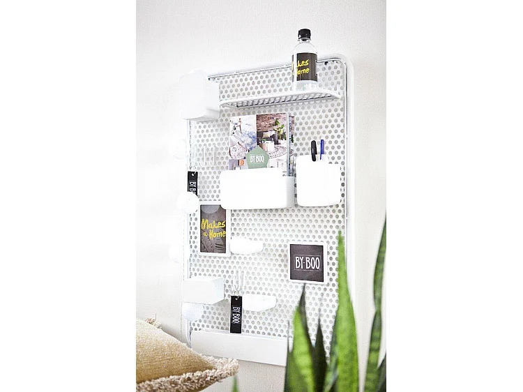 Support mural Furnilux - Métal Blanc 80x50x9 cm - Handy Design