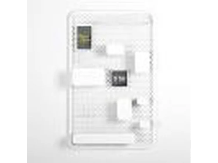 Support mural Furnilux - Métal Blanc 80x50x9 cm - Handy Design