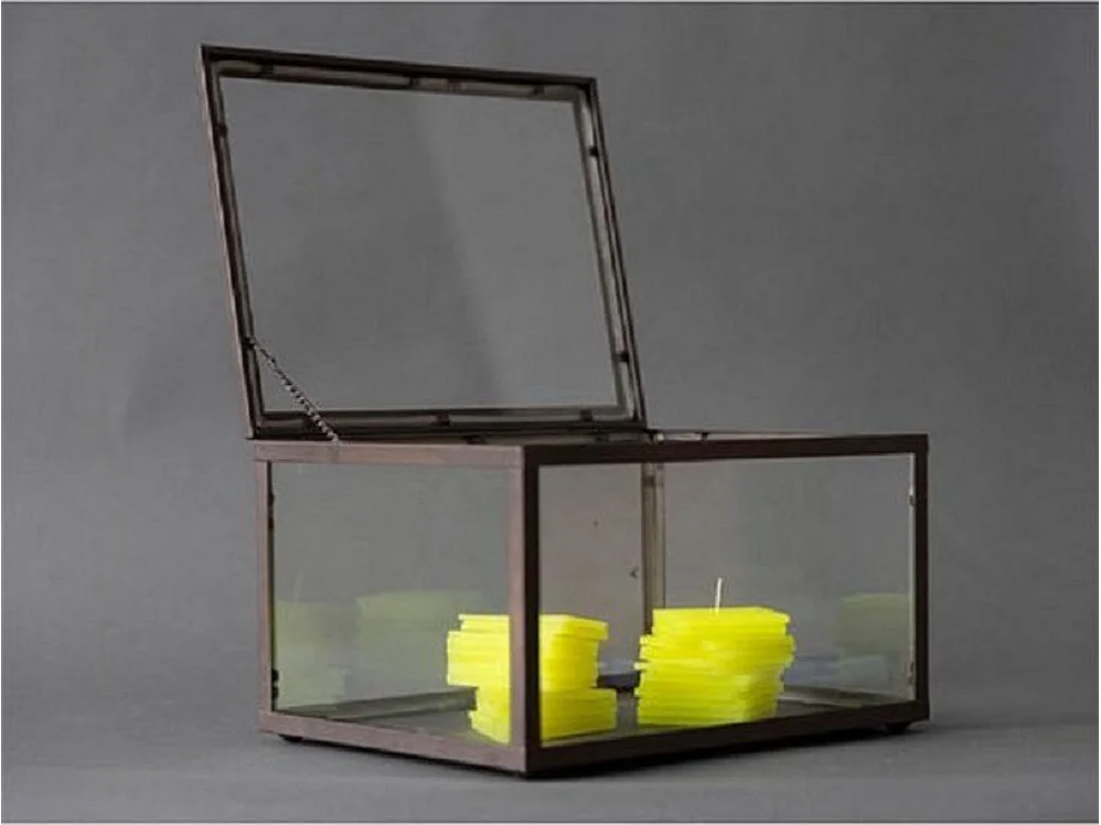 Vitrine - Anthracite - 36x27x21 cm - Grand format