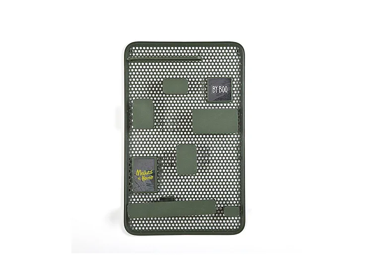 Wandrek Furnilux - Metaal Groen 80x50x9 cm