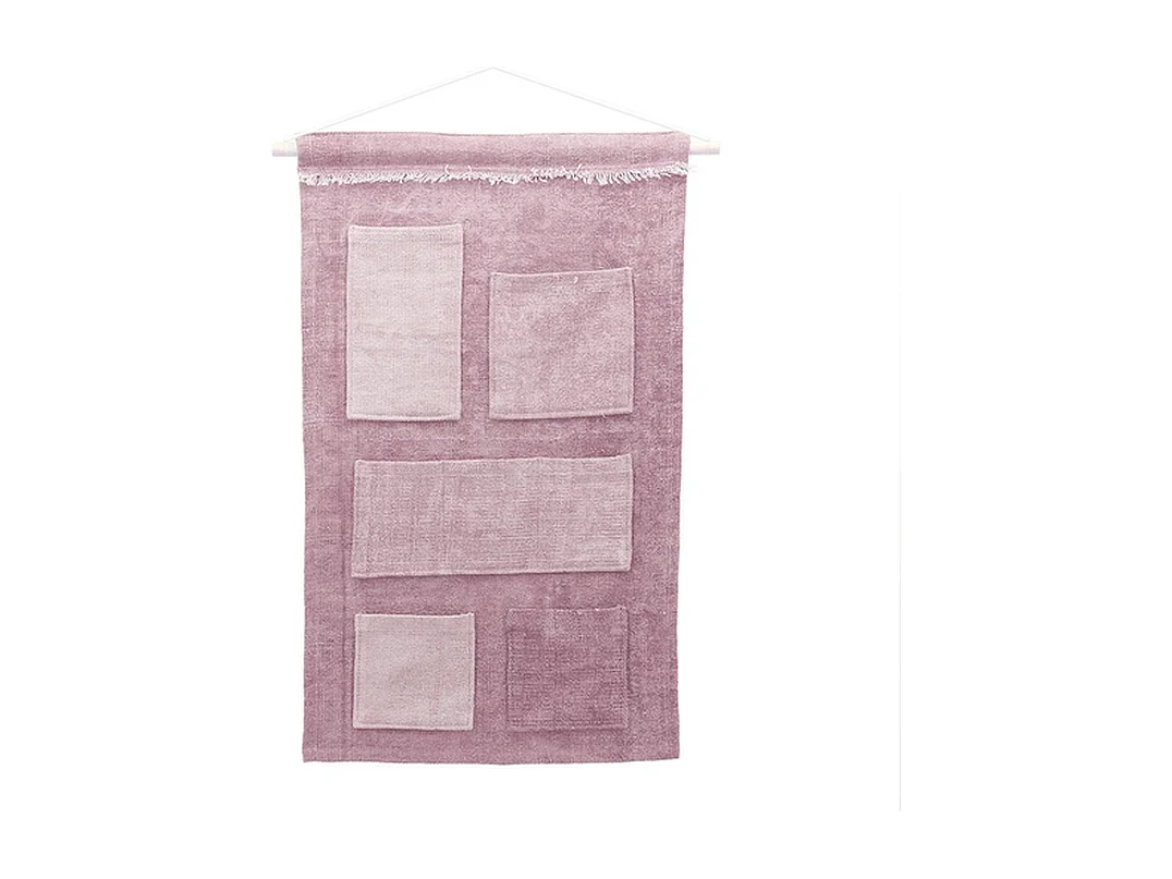 Organiseur mural Furnilux - Rose - Espace de rangement pratique