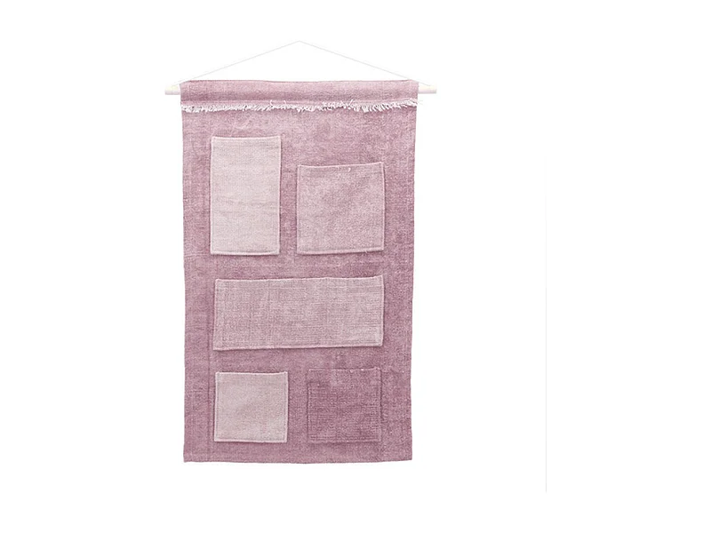 Organiseur mural Furnilux - Rose - Espace de rangement pratique