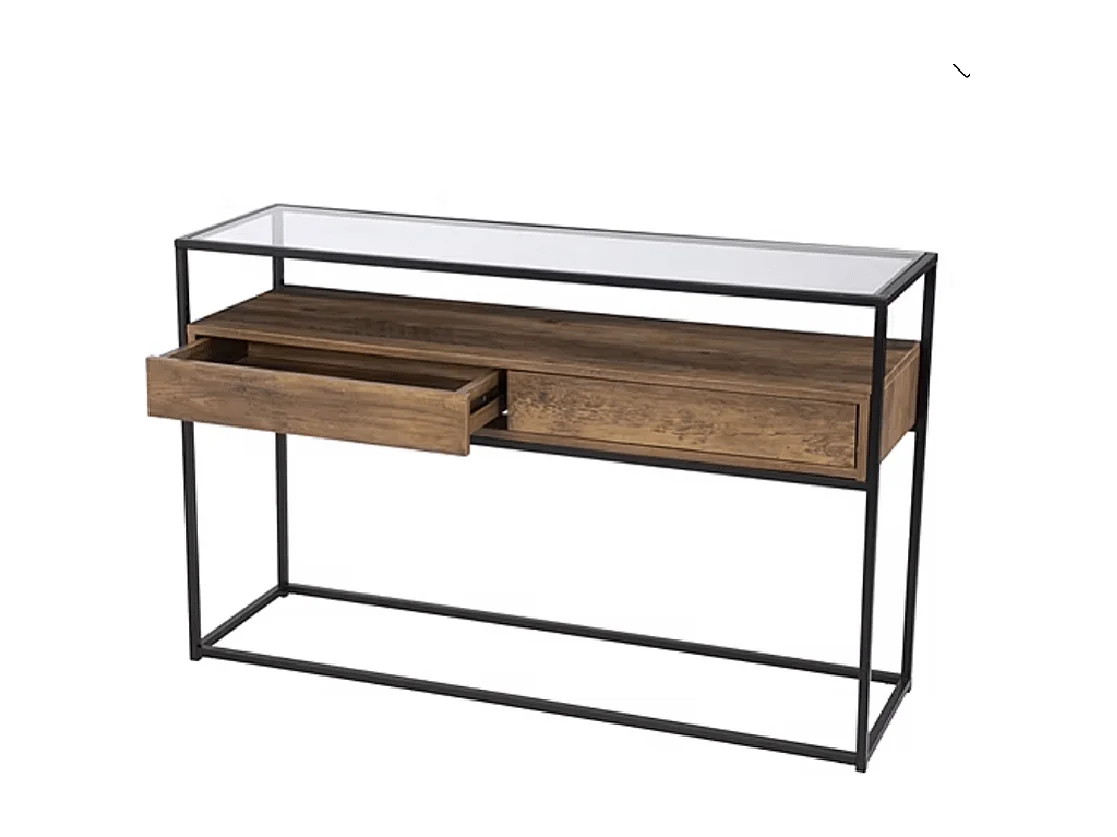 Table d'appoint Echo - verre - 120x40x80