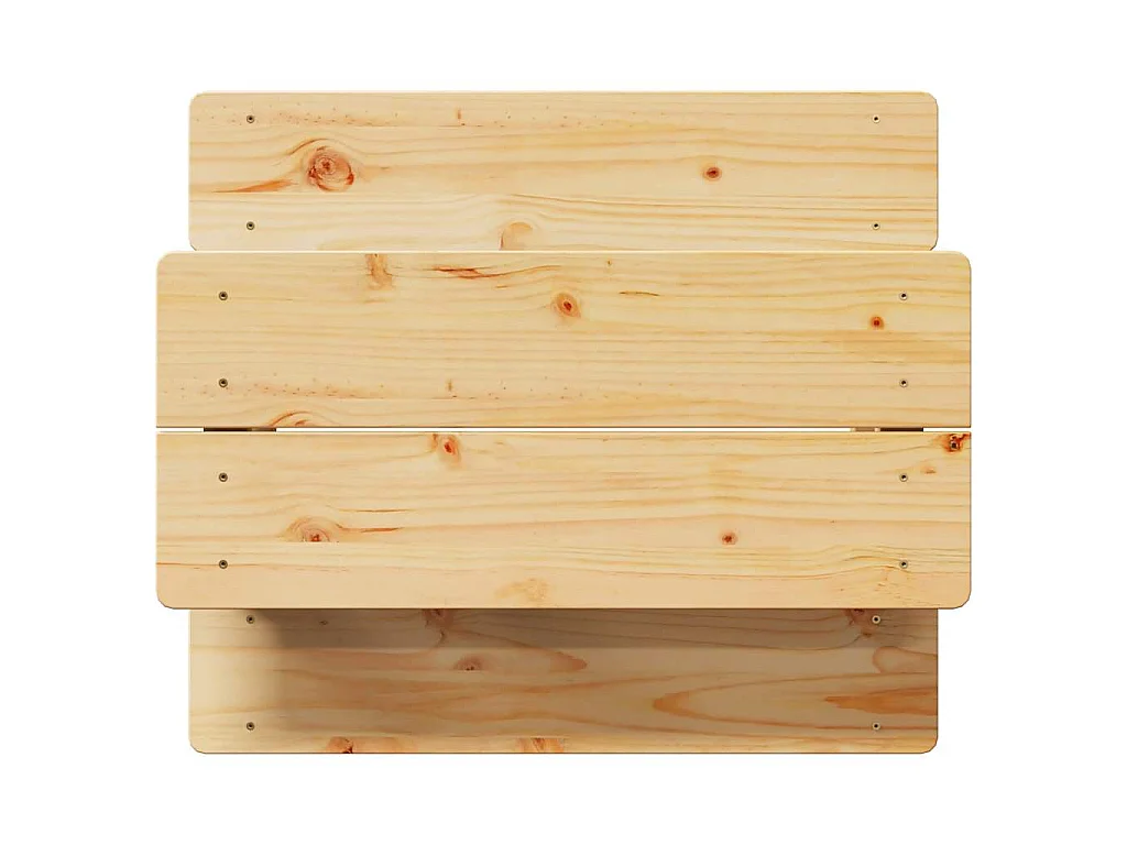 Kindertafel met banken 90x79,5x50 cm massief hout