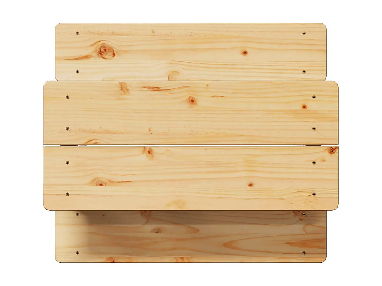 Table et bancs pour enfants IRUN blanc 90x79,5x50cm bois massif