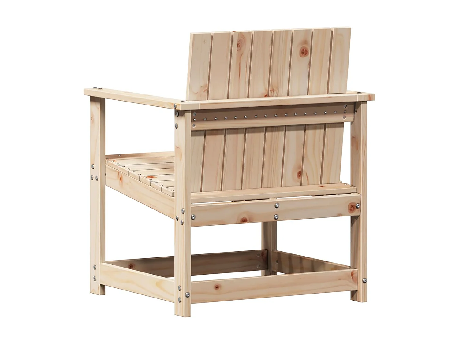 3-tlg. Garten-Lounge-Set Massivholz Kiefer