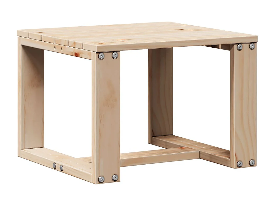 3-tlg. Garten-Lounge-Set Massivholz Kiefer