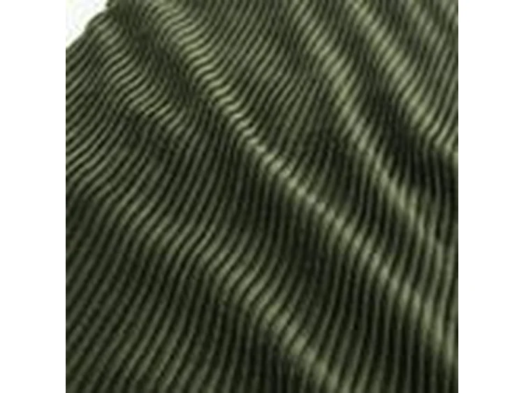 Plaid Furnilux Royalty - Velours vert 170x140 cm - Détails dorés