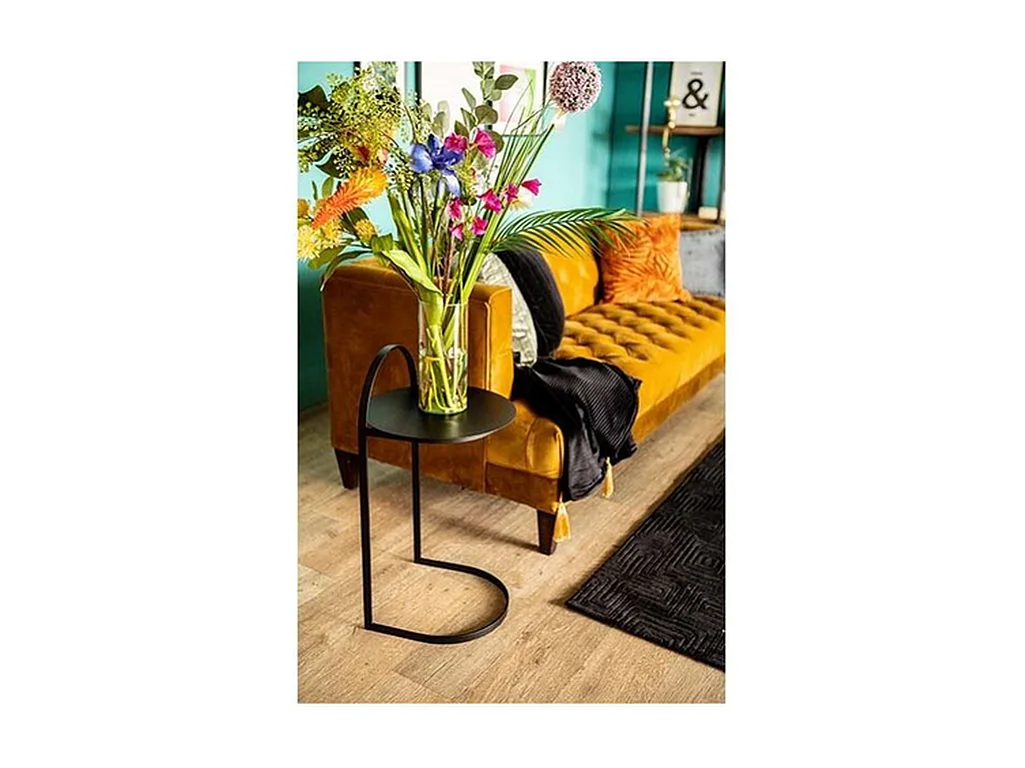 Plaid Furnilux - Fluweel Groen 170x140 cm - Gouden Details