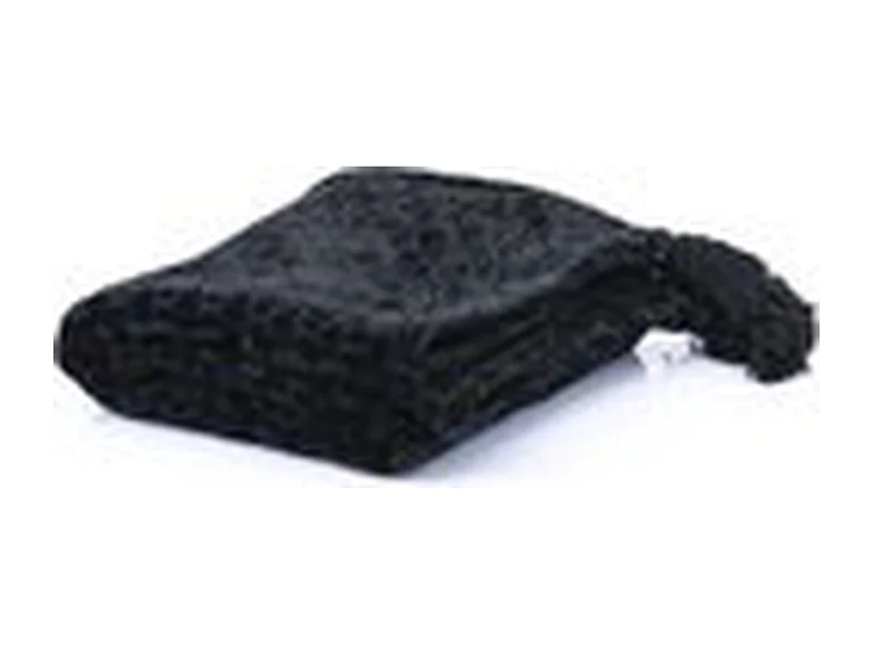 Couverture Furnilux Mercy - Noir - 170 x 130 cm